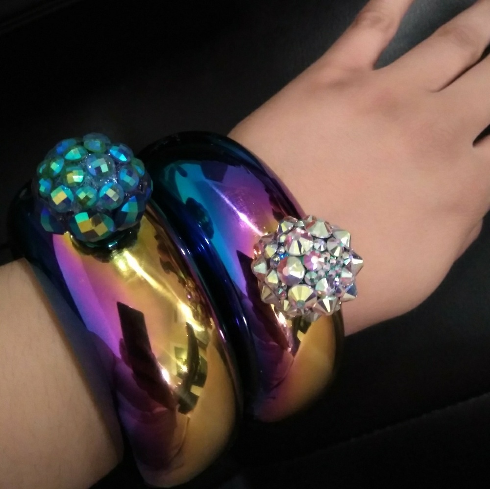 Custom "Set" Galaxy Glam Bangle Flasks